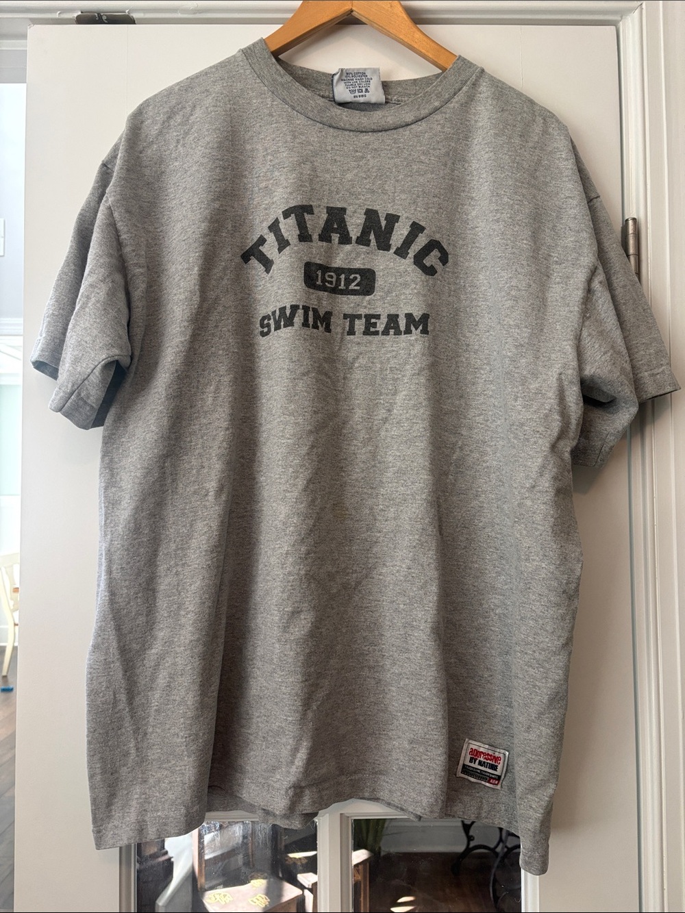 Titanic 1912 Swim Team Graphic Tee - Grey